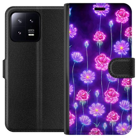 Yhteensopiva Lompakkokotelo Xiaomi 13 Bloom Reverie Electric Petals