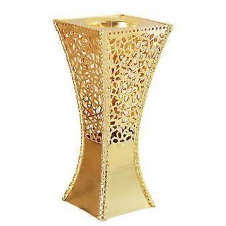 Metall Hålad Rökelsehållare Mellanöstern Bakhoor Brännare Rökelsekar för Muslimer Islamisk Festival Skrivbordsdekoration