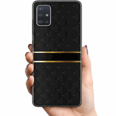 Samsung Galaxy A51 Tpu Mobilskal Golden Stripes