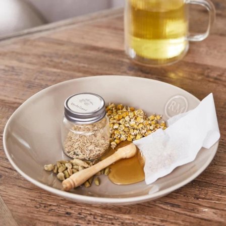 Riviera Maison Portofino Dyp tallerken Ø23 flax