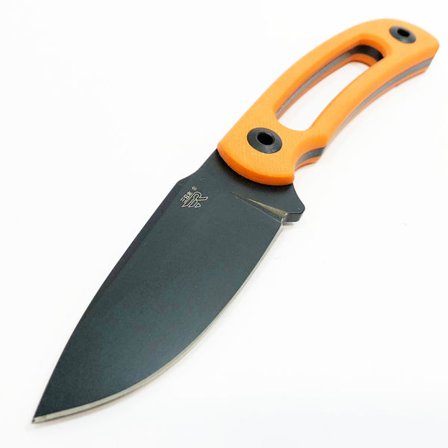 SanRenMu 7132 FUI GJ Knife orange with black blade