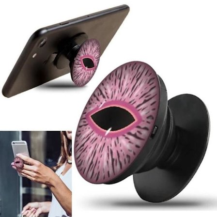 Support Telefon Universell - E.F.CONNECTION - Lila Öga - PC/ABS - Vikt 30 g