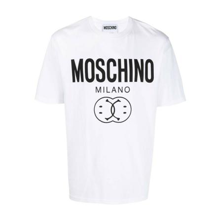 Moschino J072570411001 T-Shirt vit, Herr, Herr, Storlek: L