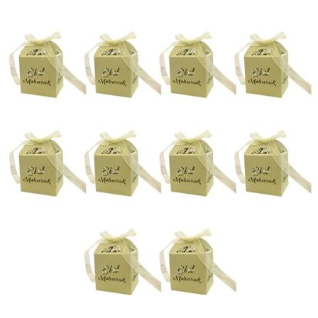 10st Eid Mubarak Godislåda GRÖN Green