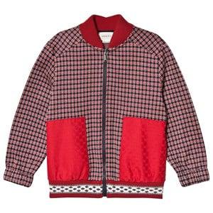 Kids - Gucci Red Houndstooth GG Jacket 10 years - Coats and jackets - 10 years - Red