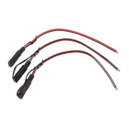 3 stk 14awg Sae forlengelseskabel 2-pin Sae hurtigkobling