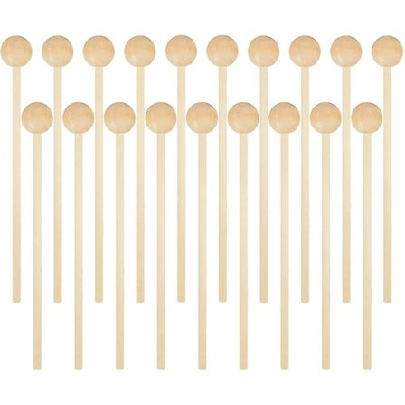 20 kpl Puupallot Lyömäsoittimet Glockenspiel Xylophone Vasarat Tikut Puiset Pienet Musiikki Rumpupallot [DmS]