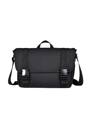 NORVIE Messenger bag med datorfack GUSTAV Väskor Svart ONESIZE