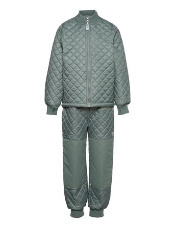 Thermo Set Outerwear Thermo Outerwear Thermo Sets Vihreä Mikk-Line