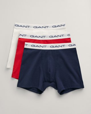 GANT - 3-Pack Boksershorts, Briefs, lengre ben til herre multicolor