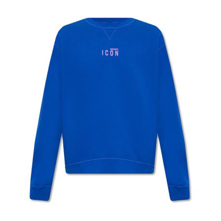 Dsquared2 - Tröjor - Blå - Herr - Storlek: L, Herr, Storlek: L