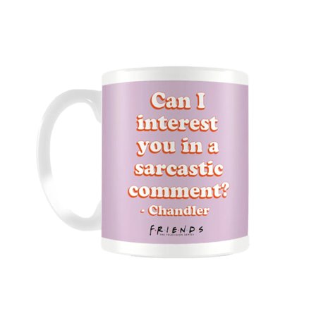 Friends Chandler Quote Mug En Storlek Vit/Rosa
