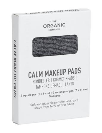 Calm Makeup Pads Home Bathroom Textiles Towels & Bath Towels Grå The Organic Company