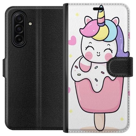 Plånboksfodral till Samsung Galaxy A17 5G med Glad enhörning
