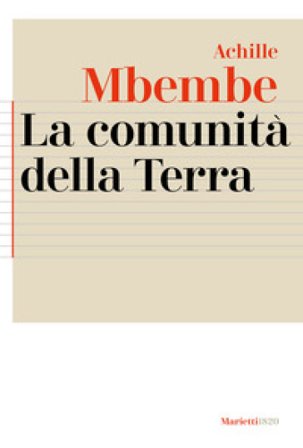 La comunità della terra Achille Mbembe