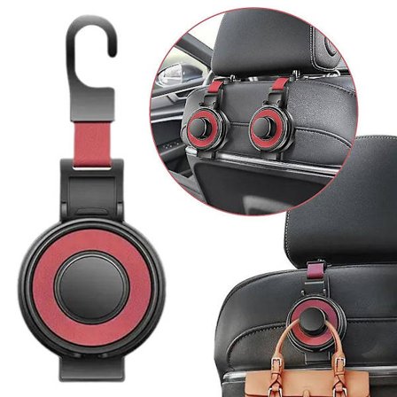 Multifunktionel krog til bagsædet i bilen, biltelefonholdere med kroge til bagsædet i bilen(A)