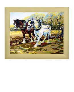 Stramin Harte Arbeit - Collection D'Art