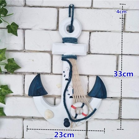 Maritim veggkrok for et middelhavsinteriør