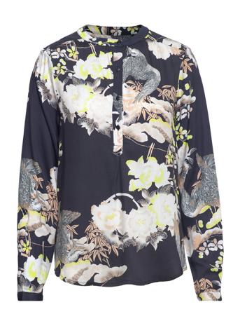Singh Shirt Bluse Langærmet Multi/mønstret Lollys Laundry