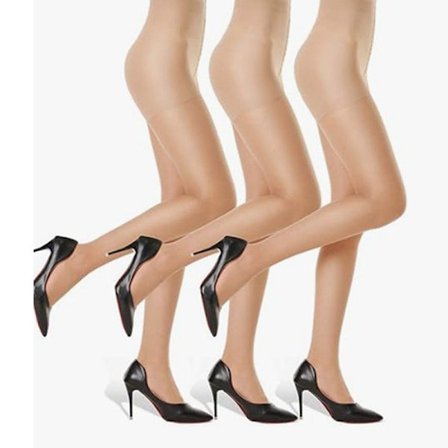 3 paria 20D ohuita sukkahousuja erittäin ohuet korkeavyötäröiset sukkahousut korkea S