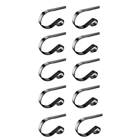 Jule Strømpe, 10 stk. Metal Jule Strømpe Holder, Pejs Multifunktionel Hængende, Jule Husholdningsartikler