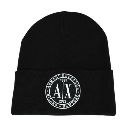 Armani Exchange Beanies svart, unisex Mössor, unisex, Storlek: ONE SIZE