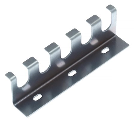 PELA 509745 Leddnøkkellist for 5 stk nøkler, 144 mm, Garasjeinnredning & oppbevaring