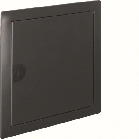 Hager VZ331N Dörr med ram, grå 1 rad, Elfördelning & strömförsörjning