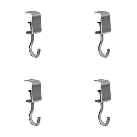 4-pack justerbara skrivbordsväskekrokar