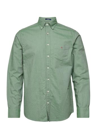 Reg Oxford Shirt Bd Paita Rento Casual Vihreä GANT