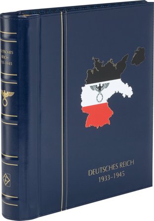 Tyske Rige 1933-1945 - PERFECT album med landenavn og kassette - Blåt i Cla