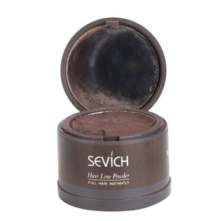 Hårlinjepuder Hårlinjeskugga Täcka Över Puder Fyller i Tunt Hår Skönhet Mellanbrun