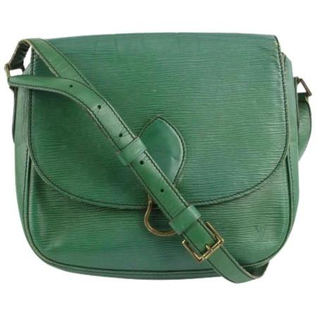 Louis Vuitton Vintage Pre-owned Leather louis-vuitton-Väska grön, Dam Vintage Väskor, Dam, Storlek: ONE SIZE