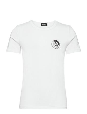 Umtee-Trandal T-Shirt T-shirts Short-sleeved Hvit Diesel