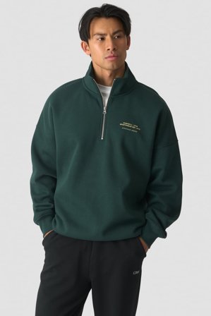 ICANIWILL - Everyday 1/4 Zip Sweatshirt Print Wet Green - Heren - sportkleding van ICIW