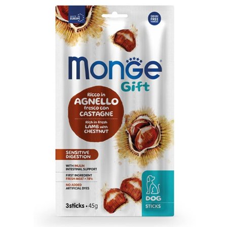 Monge Sticks Sensitive Digestion Per Cani Adulti Agnello Fresco