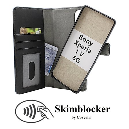 Skimblocker Magnet Fodral Sony Xperia 1 V 5G (XQ-DQ72)