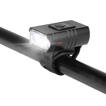 Mini Dobbelt Hoved T6 Cykellys USB Opladning Udendørs Natkørsel LED Belysning Lommelygte