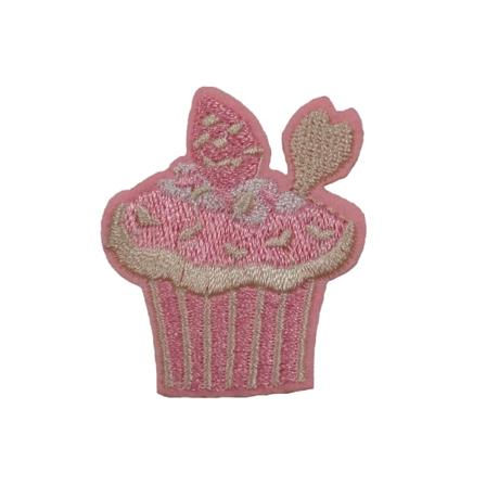 2st Tygmärken -Rosa Bakelse - Storlek 4,5cm rosa