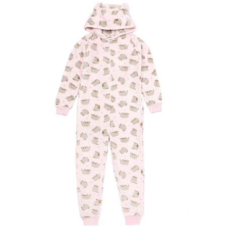 Pusheen Flickor Overall 11-12 År Rosa