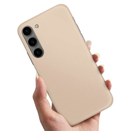 Samsung Galaxy S23 Plus - Deksel/Mobildeksel Beige