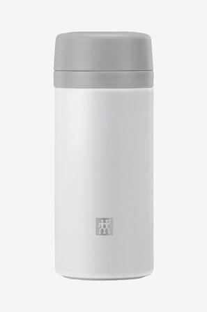 ZWILLING - Termosflaska med sil Thermo 420 ml - Vit - Kannor & karaffer - Från Homeroom