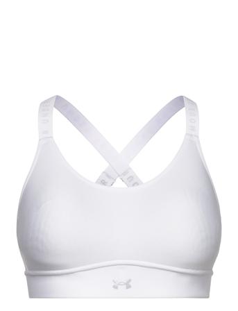 Ua Infinity Mid Covered Lingerie Bras & Tops Sports Bras - ALL Hvit Under Armour*Betinget Tilbud
