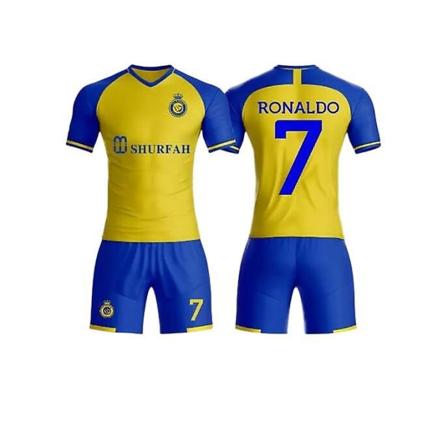 22-23 Ronaldo No.7 Al-nassr Fc Football Home Jersey T-shirt 100