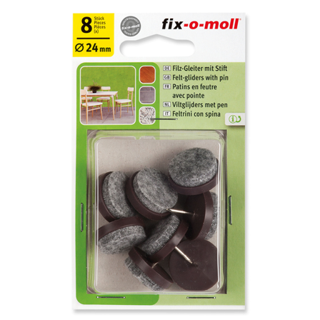 Fix-O-Moll Knott For Stol-Bordben,Mot Riper,Støy.Teppe,Harde Gulv