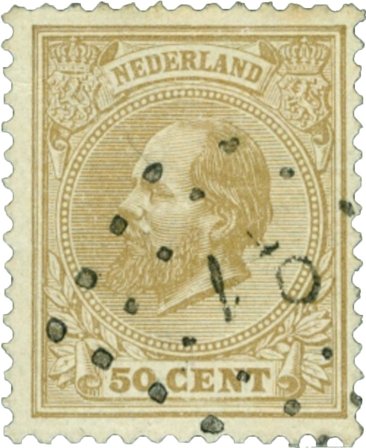 Holland 1872-1888 - NVPH 27 - Stemplet