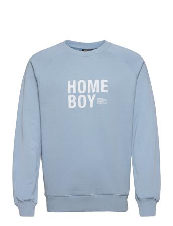 Raglan Sweatshirt Home Boy Sweatshirt Trøje Blå Ron Dorff