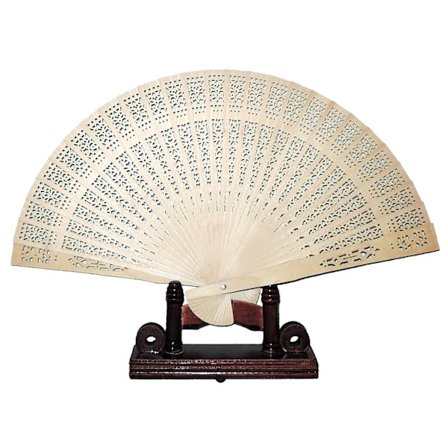 Vifte - Bambus - Udstanset mønster