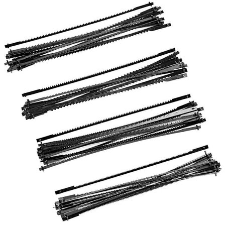 50 stk. Dekupørsavklinger 127 mm kulstofstål, 10/15/18/24 tænder standard finkærvsavklinger B