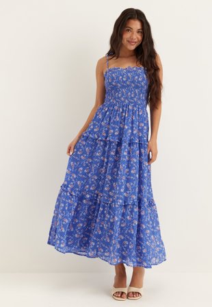 TOMMY JEANS - Tjw Aop Chiffon Maxi Dress Ext